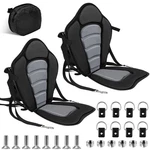 Lewtemi 2 Pack Kayak Seats With Back Support Adjustable Sit Top Padded Boat S.... Fixed Price $90.04.