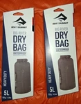 Two Sea To Summit Big River Dry Bags 5L, Pair, Black. Brand New Free Shipping. Fixed Price $54.99.