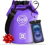 Stover 5/10/25/30/40/55L Waterproof Dry Bag- Roll-top Backpack 5L, Purple. Fixed Price $30.73.