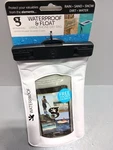 Geckobrands Waterproof & Float Phone Dry Bag / White, Large New 7.5"HX4"WX5"D. Fixed Price $16.89.