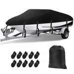 20' 21' 22' Heavy Duty Boat Cover Waterproof Rain V-hull Fishing Ski Trailerable. Fixed Price $49.81.