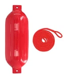 Rockville FEN110-RED 10" X 30" Marine Boat Fender, Uv-resistant, Inflatable. Fixed Price $44.95.