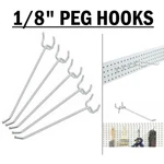 Peg Hooks (25 50 200 Pack) 2" 4" 6" Straight Board Shelving 1/8" Steel. Fixed Price $77.99.