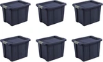 18 Gal Latching TUFF1 Storage Tote, Stackable Bin With Lid, Plastic Contai. Fixed Price $127.61.