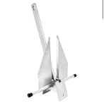 13 Lbs Galvanized Fluke Anchor Pontoon, Deck, Fishing, And Sail Boats 20-32 Ft. Fixed Price $54.00.