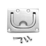 316 Stainless Steel Pull Flush Lift Ring Recessed Handle Locker Cabinet. Fixed Price $14.56.