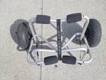 Wheeleez Kayak Canoe Cart Tuff-tire Collapsible Heavy Duty Beach Dolly WZ1-KCC-T. Fixed Price $70.00.