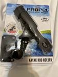 New Shoreline Marine Propel Paddle Gear Flush Mount Kayak Fishing Rod Holder. Fixed Price $14.95.