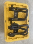 Brand New Menabo Kayak Roof Rack - J Bars 2PC With Clamby Fixing Kit. Fixed Price $25.00.