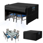 Best Outdoor Dining Table Cover, 600D Furniture Set Covers, Waterproof Patio And. Fixed Price $41.59.