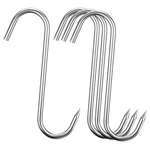 4PC 9" Heavy Duty & Thick Alazco Stainless Steel Meat Processing Butcher Hook -. Fixed Price $23.09.
