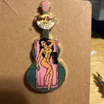 Hard Rock Cafe Key West Guitar Pin Bikini Girl Float Pool Raft. Fixed Price $9.00.