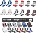 Marine Boat 3 Pack Low Back Padded Bass Folding Fishing Chair Bucket Seats. Fixed Price $308.37.