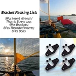 4SET Ama Bracket Kit For Hobie Island Adventure / Tandem -replaces Bungee System. Fixed Price $59.95.