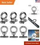 6 Packs Stainless Steel Kayak Track Mount Tie Down Eyelet Rail For Cano.... Fixed Price $26.82.