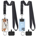 2PACK Black Adjustable Lanyard Neck Strap For Id Badges, Cell Phones. Fixed Price $15.30.