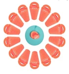 Hlogree 14 Pcs Kayak Orange Silicone Scupper Plug Fits 0.82" To 1.51"' Holes. Fixed Price $8.71.