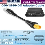 For Simrad 00011246001 RJ45 Male Connect To Yellow Pin Ethernet Adapter Cable. Fixed Price $28.80.
