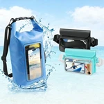 5L Backpack, IPX8 Waterproof Floating Dry Bag Waist Pouch For Kayaking, Swimming. Fixed Price $32.99.