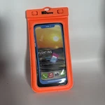 Waterproof Pouch, Orange, H2ODYSSEY - Phone, Floating Large Cap. Dry Bag. Fixed Price $12.99.
