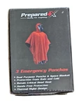 PREPARED4X Emergency Poncho With Mylar Blanket Liner Heavy Duty Thermal. Fixed Price $19.99.