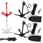 2 Portable Folding Marine Anchor Kit Pwc Raft Boat Kayak Canoe Fishing Jet Ski. Fixed Price $36.84.