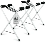 Folding Kayak Stands 21" Tall, No Assembly, Heavy Duty Aluminum, Portable. Fixed Price $146.67.