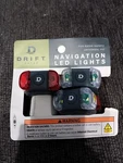 New Drift Navigation Led Lights 3 Camping Canoeing Kayaking Universal Fit. Fixed Price $14.00.