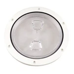 Beckson 6" Clear Center Screw Out Deck Plate White 6.5" Cut #DP60-W-C. Fixed Price $39.71.