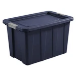 Sterilite 30 Gallon Latching TUFF1 Tote , Dark Indigo. Fixed Price $29.91.