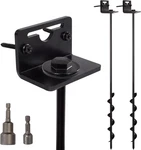 Vasgor 24 Mobile Home - Ground Screw In 2PCS (black). Fixed Price $42.79.