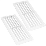Five Oceans Rectangular Louvered Ventilators, White 10-1/4" 2-PACK FO590-M2. Fixed Price $34.00.