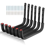 Naikozmo 6 Pack Kayak Storage Hooks, 15.5INCHES X 10.5INCHES, Black+red. Fixed Price $41.58.