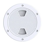 Seaflo 4" - 8" White Circular Non Slip Inspection Hatch W/detachable Cover. Fixed Price $22.14.