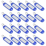 Uxcell Plastic Tags With Split Ring Keychain Id Luggage Label Window 60X21MM. Fixed Price $13.58.