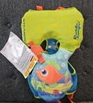 Stearns Puddle Jumper Infant Hydroprene Fish Print Life Jacket - Under 30LBS Nwt. Fixed Price $17.99.