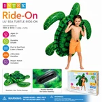 Intex Lil' Sea Turtle Ride-on Inflatable Pool Float 59" Kids Ages 3+. Fixed Price $20.95.