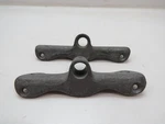 Pair Wilcox Crittenden Galvanized Iron Oar Lock Top Mounts Row Boat (C2.5A068D). Fixed Price $24.99.