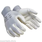 12 Pairs White Polyurethane Palm Coating 13 Gauge Nylon Knit Shell Glove - Large. Fixed Price $22.99.
