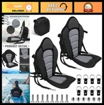 2 Pack Adjustable Kayak Seats With Back Support, Padded Boat & Storage Bag. Fixed Price $123.99.