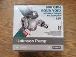 Bilge Pump 500GPH 101363501 Aqua Void 12V Johnson Ultima Auto 10-13635-01. Fixed Price $105.40.