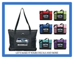 Seattle Seahawks With Name Tote Purse Travel Sports Gym School Bag Zips. Fixed Price $26.51.