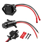 Trolling Motor Plug And Receptacle, Copper Wire 8 Gauge 12V-24V Minn Kota Boat. Fixed Price $17.90.