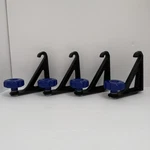 Bikegear Load Stops Set 4 Metal Roof Crossbar T-track Open Box. Fixed Price $57.99.