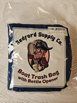 New Redford Supply Co. Boat Trash Bag With Bottle Opener - 5.5 " Opening. Fixed Price $6.00.