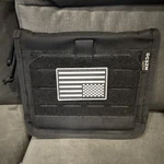 Dcszm Tactical Gear Bag Black Nylon Molle Pouch Zip Closure American Flag Patch. Fixed Price $13.99.