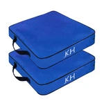 Kimi House 2-PC Blue Indoor/outdoor Boat Kayak Canoe Seat Cushion 16.6X13.4X2.4". Fixed Price $50.56.