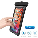 Pvc Transparent Waterproof Phone Pouch Touchscreen Dry Bag With Seal Lock Black. Fixed Price $6.59.