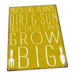 Little Ones Grow Big Metal Sign; Wall Decor For Porch, Patio, Deck. Fixed Price $29.99.