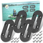 Huntury Kayak Track, Low Profile 4" Length (pack 2), Black. Fixed Price $26.49.